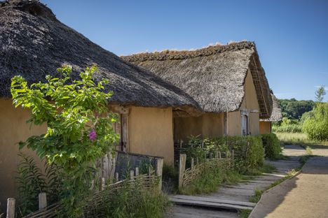 Haus im Wikinger-Museum Haithabu